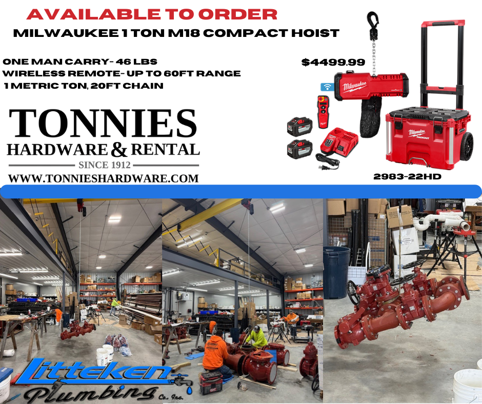 MILWAUKEE 1 TON M18 FUEL HOIST